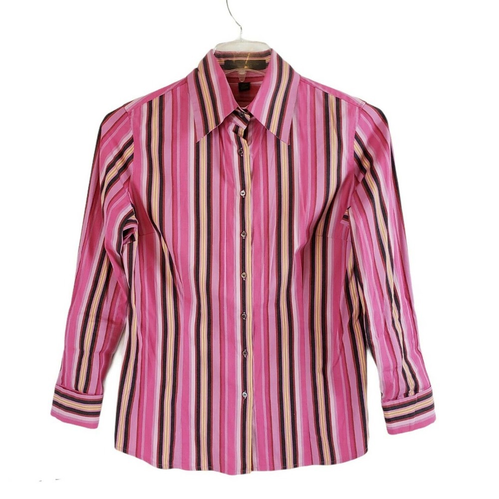 Express Womens Size 10 Pink Button Down Work Shirt